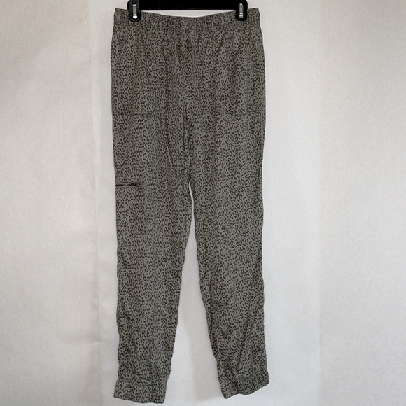 Nicole Miller size small 100% Lyocell animal print joggers - Picture 1 of 15